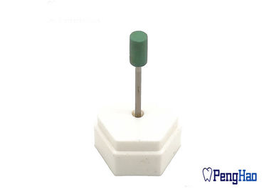 Strumenti abrasivi di biossido di zirconio dentario verde, biossido di zirconio del diamante che lucida la smerigliatrice di Turbo