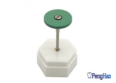 strumenti abrasivi di biossido di zirconio dentario di 22x2.5mm, macina ceramica dentaria verde del diamante