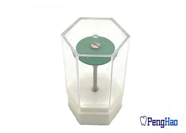 strumenti abrasivi di biossido di zirconio dentario di 22x2.5mm, macina ceramica dentaria verde del diamante