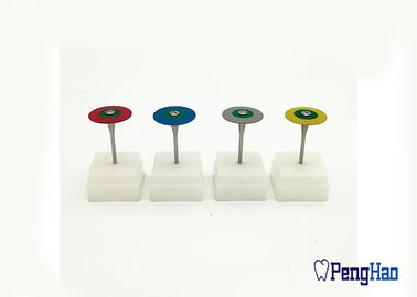 Gli strumenti dentari di lucidatura del diamante di gomma di colori del gemello per il biossido di zirconio/la porcellana il pezzo da lavorare