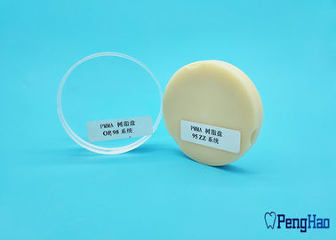 Blocchetto dentario 98mm di multi strato PMMA 95mm 71mm facoltativi per il sistema di camma di cad