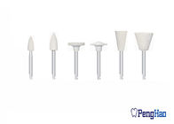 4 - strumenti abrasivi dentari del diametro di 13mm, gomma di silicone efficiente che lucida Burs
