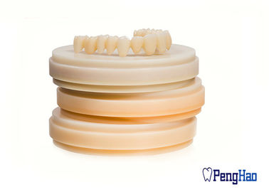 Uso acrilico del sistema della camma del disco cad di PMMA per la fabbricazione dentaria temporanea dei ponti &amp; delle corone