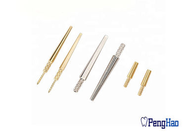 Caviglie dentarie di modello dei denti dell'impianto &amp; dei denti, caviglie d'ottone del laboratorio dentario