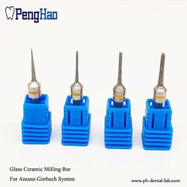 Ufficio dentario di vetro del diamante del rivestimento, strumenti dentari di fresatura per il sistema di Amann Girrbach