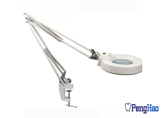 Uso dentario della stazione di lavoro del laboratorio della lampada della lente di Dimmable LED 12W Benchtop