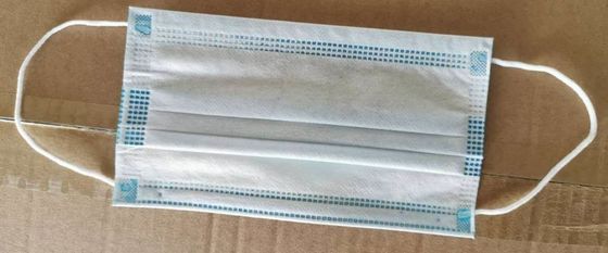maschera di protezione protettiva eliminabile di 3 tessuti non tessuti di strato (centro è il tessuto di Colata-Brown)